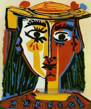 Femme au chapeau 1935 Kubismus Ölgemälde